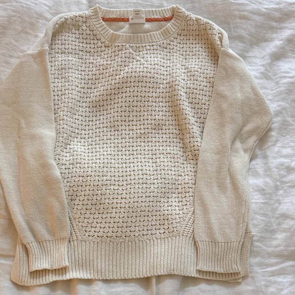 Cream Knit Women's Sweater